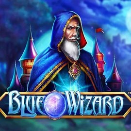 Blue Wizard logo by Quickspin at Morospin Casino