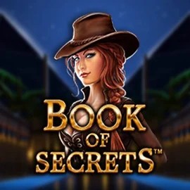 Book of Secrets slot logo by SYNOT Games at Morospin Casino