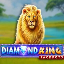 Diamond King Jackpots logo by SpinPlay Games at Morospin Casino