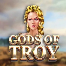 Gods of Troy slot logo by Red Tiger Gaming at Morospin Casino