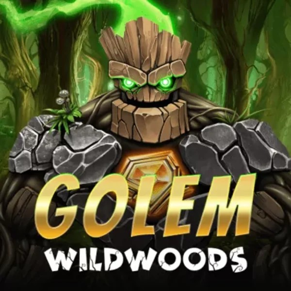 Golem Wildwoods slot logo by BF Games at Morospin Casino