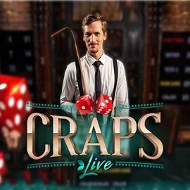 Live Craps online game logo by Evolution on morosspin.com