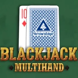 Multihand Blackjack online game logo by Pragmatic Play on morosspin.com