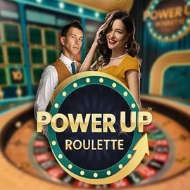 PowerUP Roulette logo – Live Casino by Pragmatic Play at Morospin Casino
