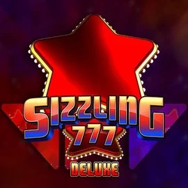 Sizzling 777 Deluxe slot logo by Wazdan at Morospin Casino