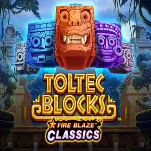 Fire Blaze: Toltec Blocks slot visual from Rarestone Gaming available on morosspin.com