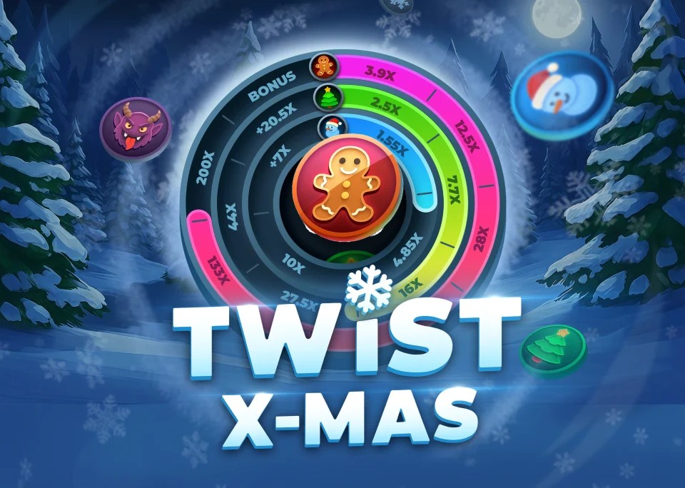 Twist X-mas casino game by InOut – featured logo at Morospin Casino