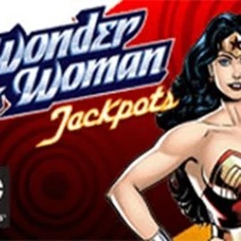 Wonder Woman Jackpots online game logo by Amaya on morosspin.com